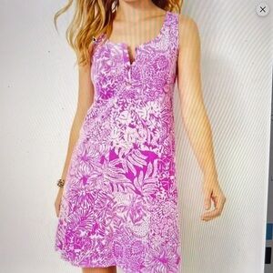 Lilly Pulitzer Lela Henley Tank Dress Size M